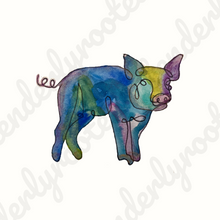 Load image into Gallery viewer, Digital Download: Pig Watercolors

