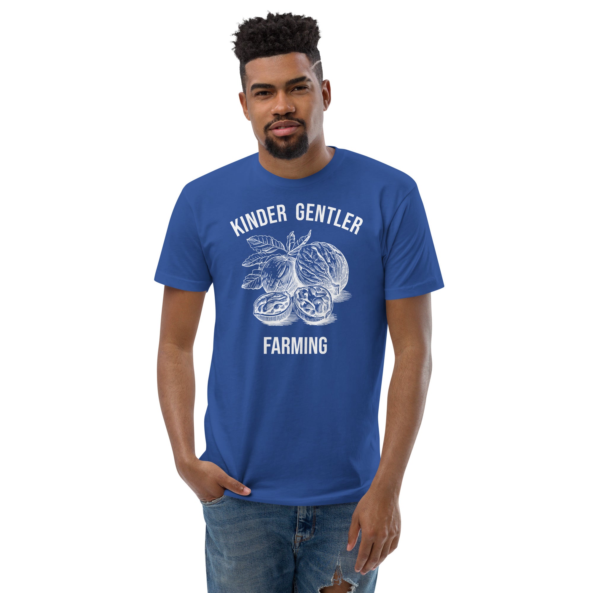 Kinder, gentler farming (short sleeve T-shirt)