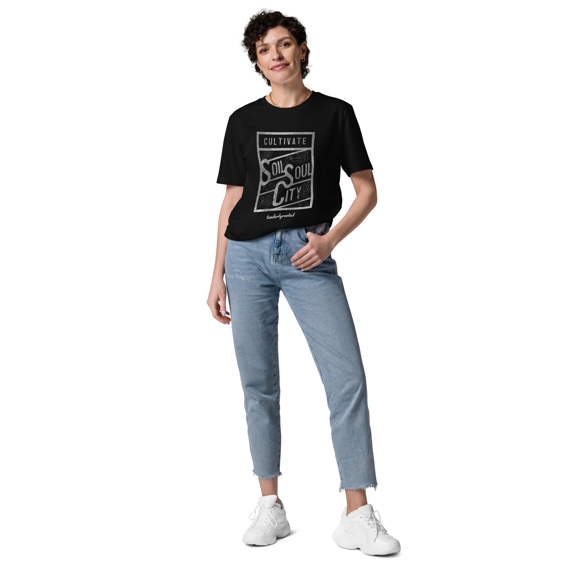 Culivative Soil, Soul, City | Unisex organic cotton t-shirt