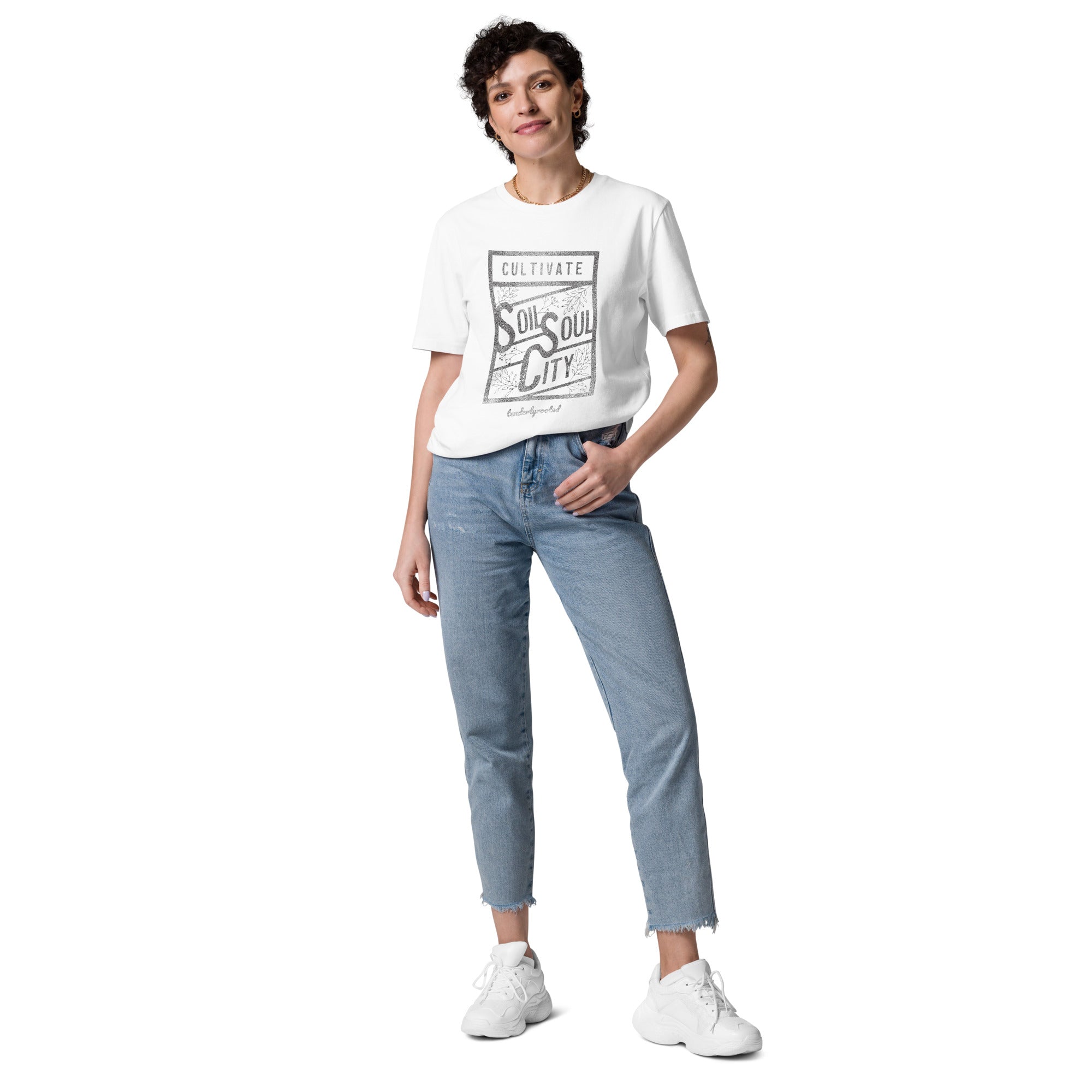 Culivative Soil, Soul, City | Unisex organic cotton t-shirt