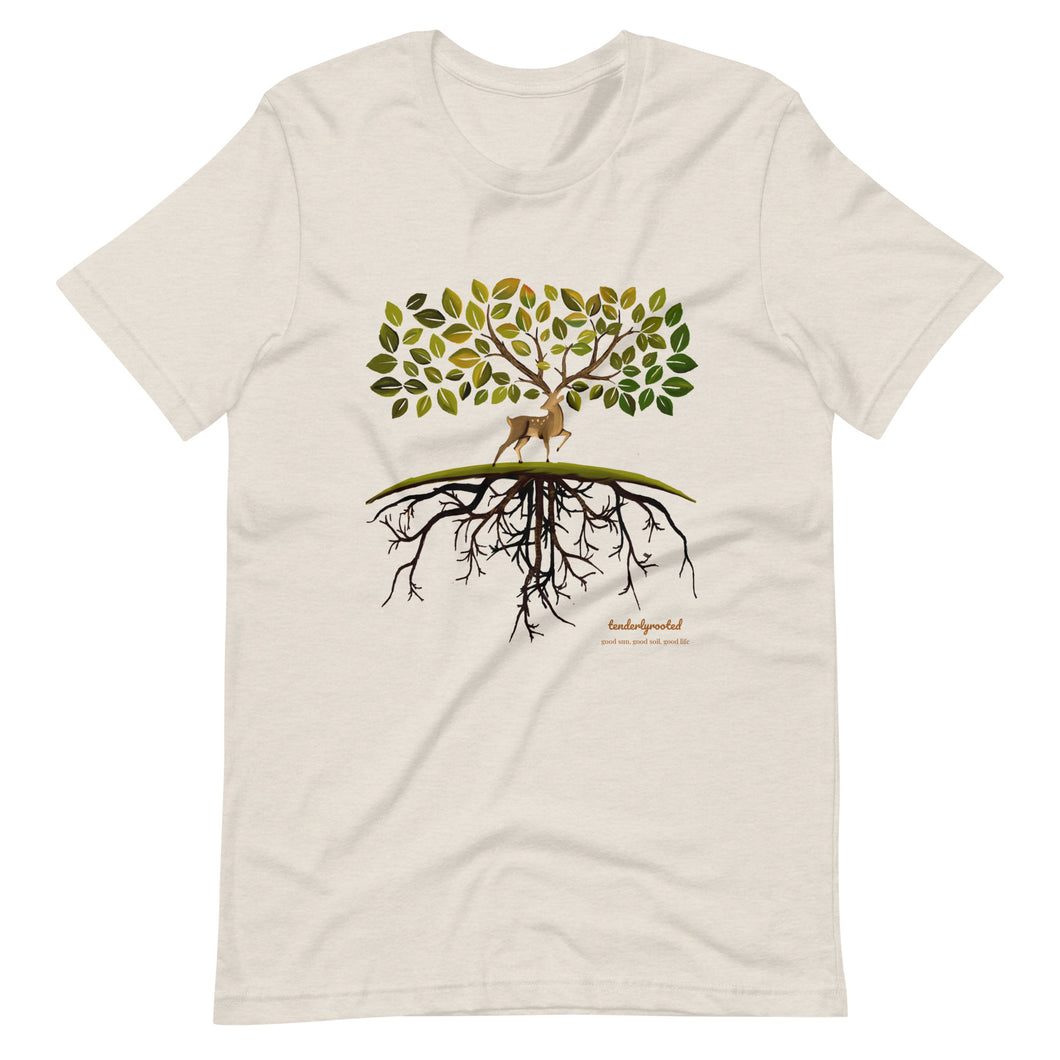 Deer Tree unisex t-shirt