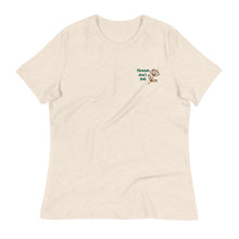 Load image into Gallery viewer, Flowers don&#39;t fret (women&#39;s relaxed t-shirt)
